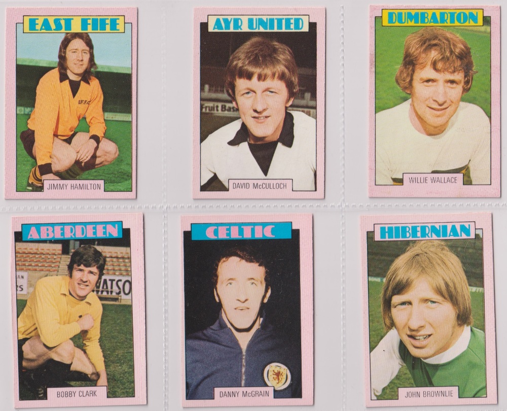 Trade cards, A&BC Gum, Footballers (Red back, Scottish, 1-90) (set, 90 cards) (a few with light - Image 3 of 30