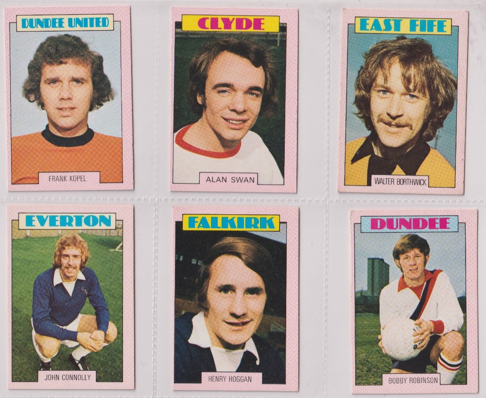 Trade cards, A&BC Gum, Footballers (Red back, Scottish, 1-90) (set, 90 cards) (a few with light - Image 29 of 30