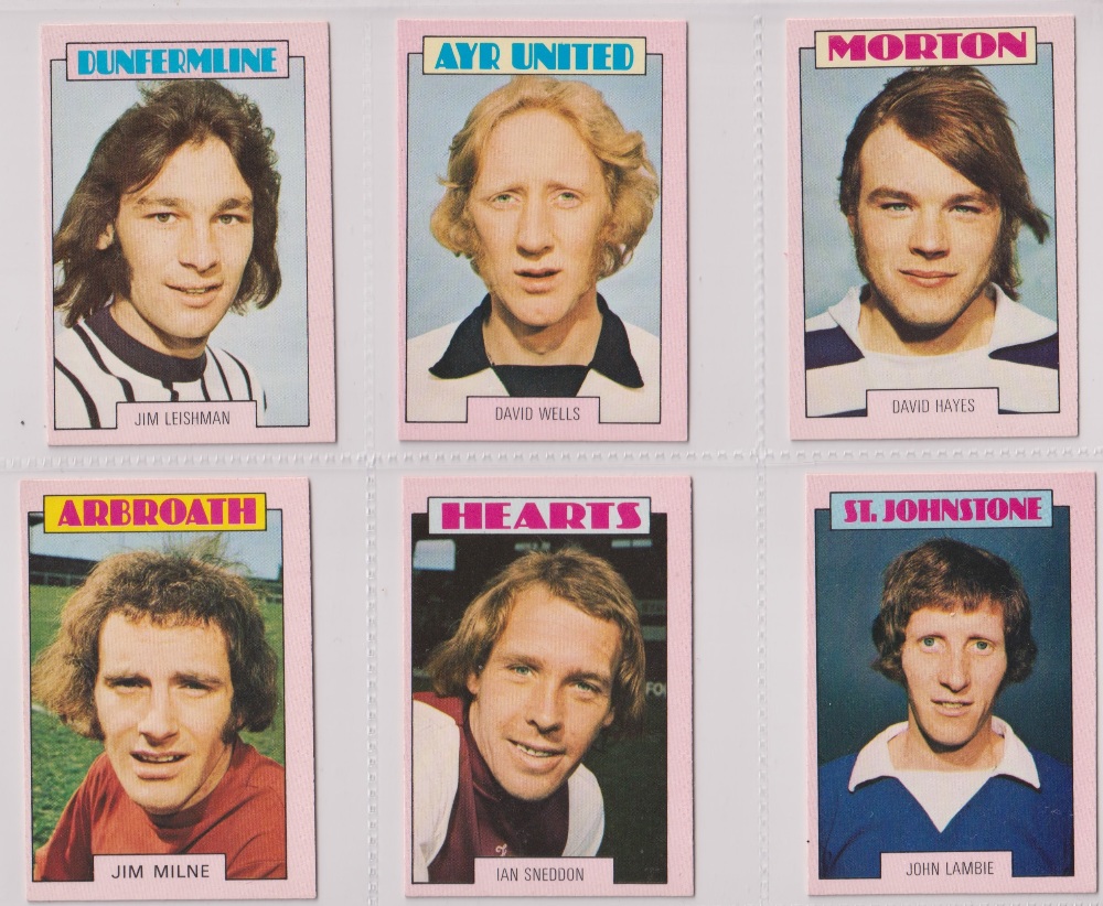Trade cards, A&BC Gum, Footballers (Red back, Scottish, 1-90) (set, 90 cards) (a few with light - Image 23 of 30