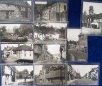 Postcards, Sussex, an R.P. selection of 11 cards of Steyning Sussex all photographed by Drewett inc.