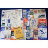 Football programmes, 40+ 1950's programmes inc. QPR v Colchester 57/8, Coventry v Newport 57/8,
