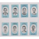 Cigarette cards, Cope's, Noted Footballers, (Clips 500 subjects) 8 cards, West Bromwich nos 293 &