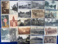 Postcards, Foreign, a Malaya collection of approx. 68 cards and photos inc. Penang, Singapore, and