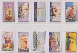 Trade cards, Goodwin's, Ships Series (set, 36 cards, mixed backs) (gd)
