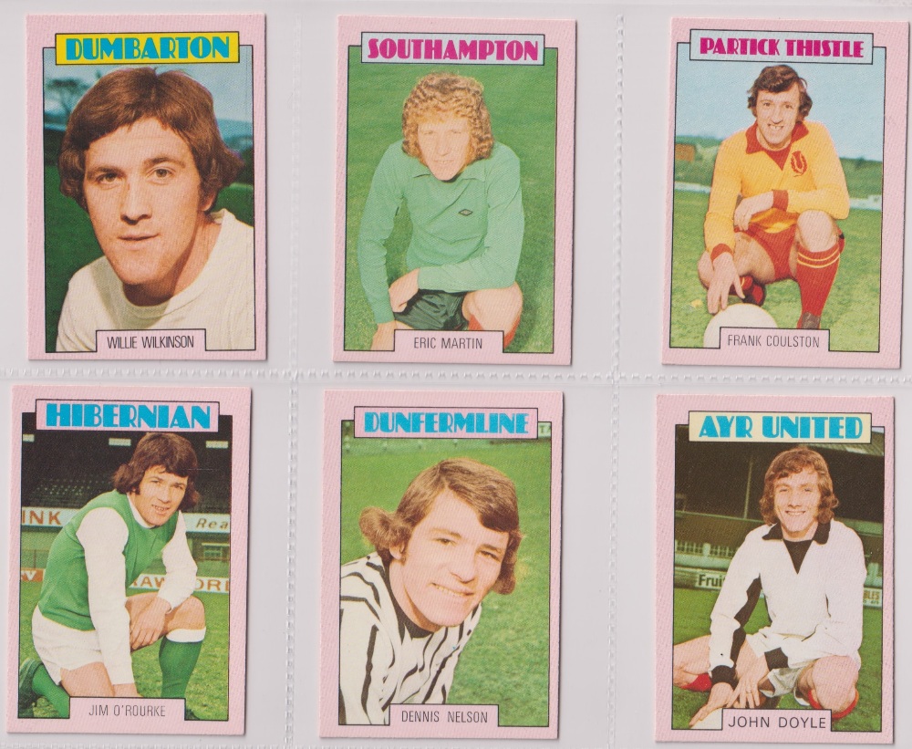 Trade cards, A&BC Gum, Footballers (Red back, Scottish, 1-90) (set, 90 cards) (a few with light - Image 19 of 30