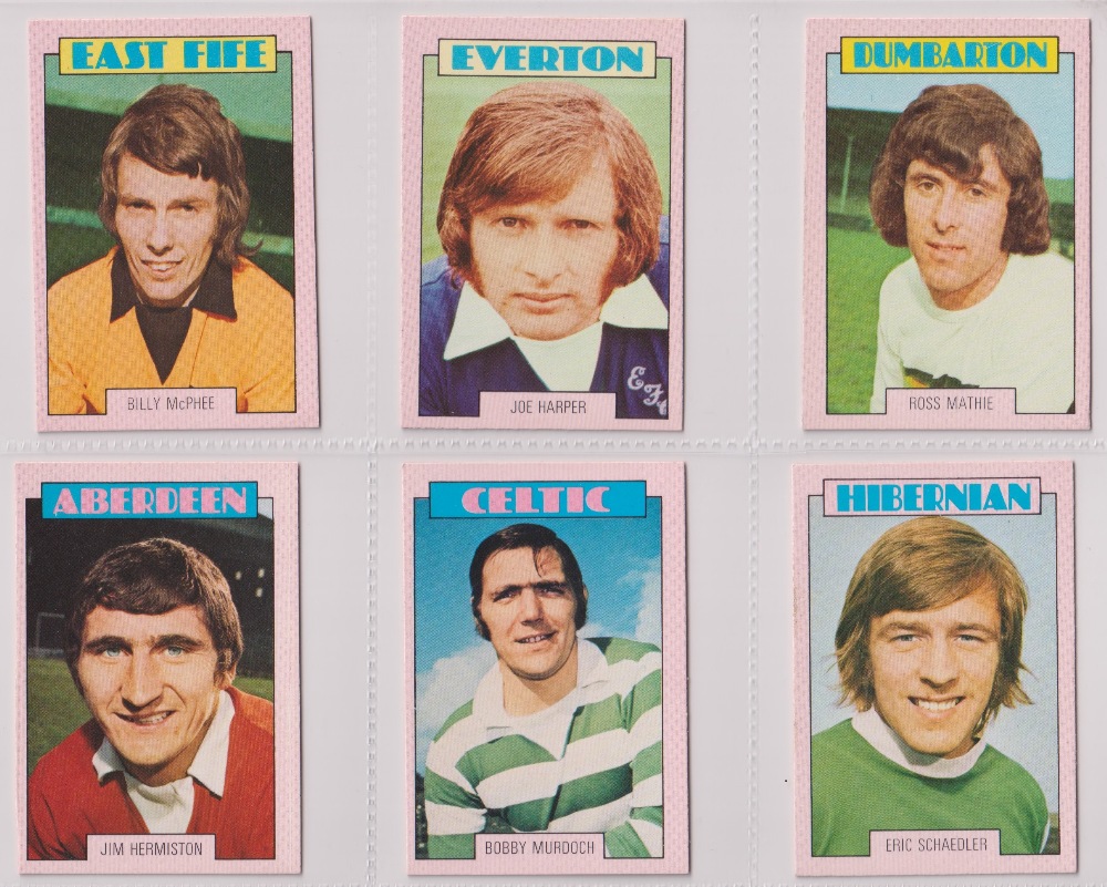 Trade cards, A&BC Gum, Footballers (Red back, Scottish, 1-90) (set, 90 cards) (a few with light - Image 15 of 30