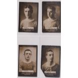 Cigarette cards, John Sinclair, Football Favourites, Carlisle United, four type cards, no 91 A.