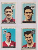 Trade cards, A&BC Gum, Footballers (Planet, 1-46) (set, 46 cards) inc. Bobby Charlton (gd)