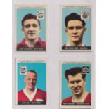 Trade cards, A&BC Gum, Footballers (Planet, 1-46) (set, 46 cards) inc. Bobby Charlton (gd)