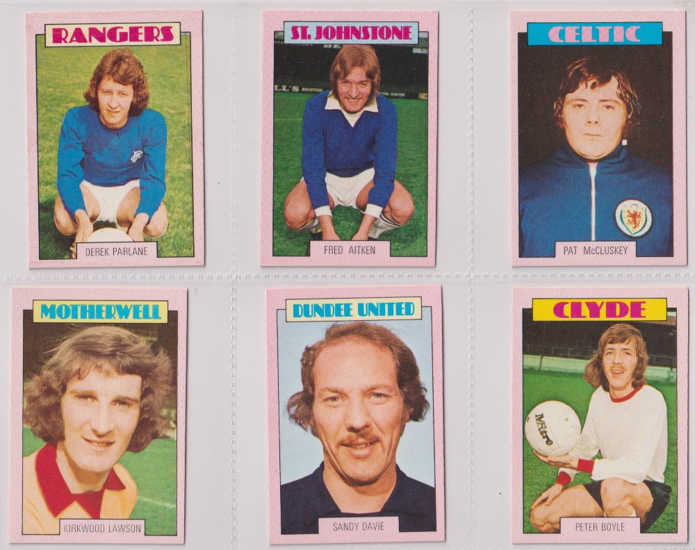 Trade cards, A&BC Gum, Footballers (Red back, Scottish, 1-90) (set, 90 cards) (a few with light - Image 25 of 30