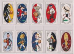 Cigarette cards, Ogden's, AFC Nicknames (set, 50 cards) (vg)
