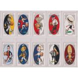 Cigarette cards, Ogden's, AFC Nicknames (set, 50 cards) (vg)