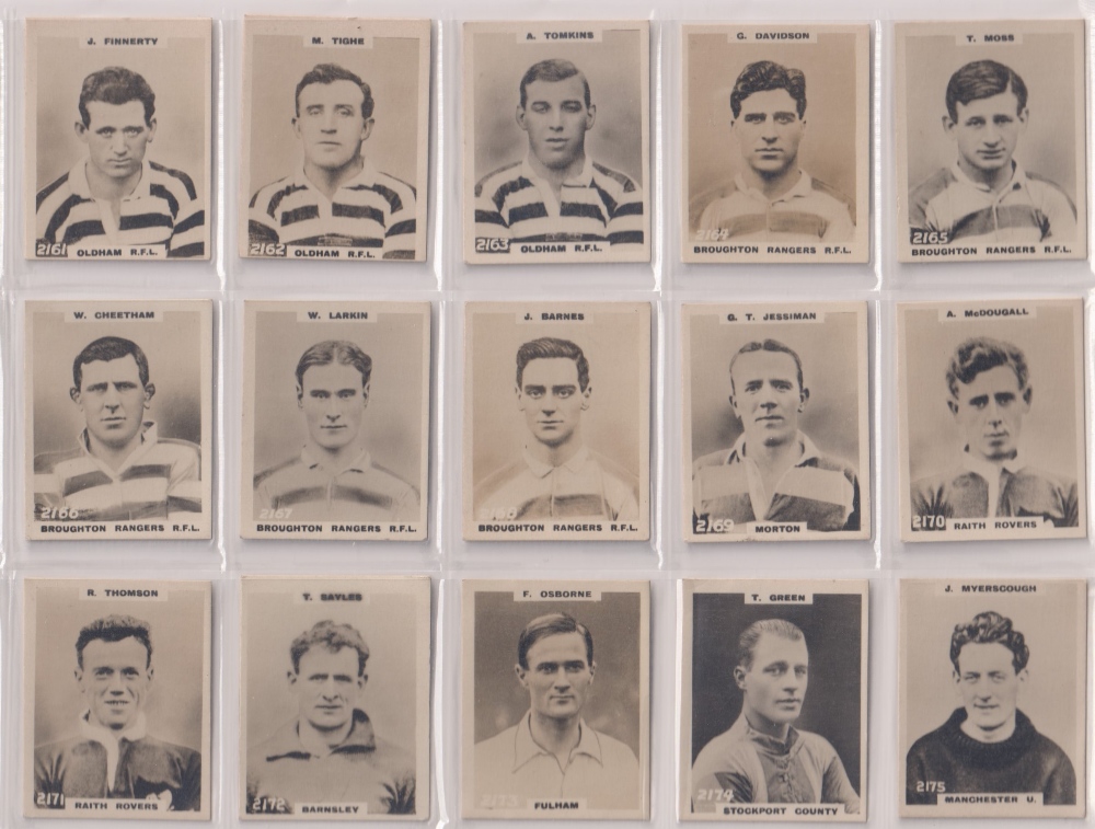 Cigarette cards, Phillips, Footballers (All Address, Pinnace) nos 2101-2200, (complete run of all - Image 6 of 8