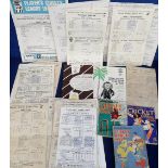 Cricket, a selection 1930's-60's inc. score cards, handbooks, annuals etc noted scorecards for