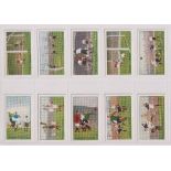 Cigarette cards, Gallaher, Footballers in Action (set, 50 cards) (gd/vg)