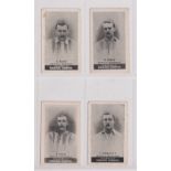 Cigarette cards, Football, Cohen Weenen & Co, Heroes of Sport, 4 type cards, A Brady (sl mark to