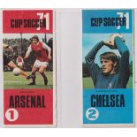 Trade issues, Football, Nabisco Soccer 71 (set of 8 folders), plus Bob Wilson Soccer Action