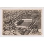 Postcard, Football, RP, aerial view of Tottenham Hotspur ground (unused, back slightly grubby,