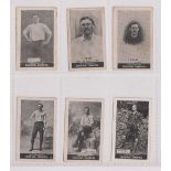 Cigarette cards, Football, Cohen Weenen & Co, Heroes of Sport, 6 type cards, D Jones, Bolton