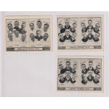 Trade cards, Barratt's, Football Team Folders, English League Division 1, Arsenal FC, three folders,