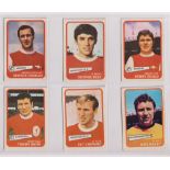 Trade cards, A&BC Gum, Footballers (Yellow, 1-54) (set, 54 cards) (gd, checklist unmarked)