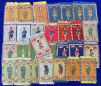 Tobacco blankets, USA, ATC, Soldiers (fringed ends), 11 different plus 17 colour variations, 'P'