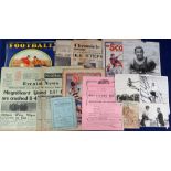 Sport, mixed selection of items, early 1900's onwards inc. programmes from Lea Marston Coursing