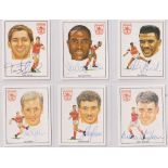 Football autographs, Arsenal FC, CCC Ltd, Arsenal Cup Winners 1992-93, set of cards all with