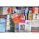 Football programmes, a collection of 90+ programmes, all 1960's, various Clubs inc. West Ham,