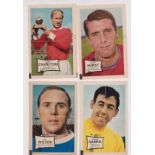 Trade cards, A&BC Gum, Footballers (Un-numbered) 'P' size, (set, 12 cards) (folds, gen gd)