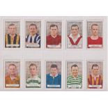 Cigarette cards, Gallaher, Footballers (1-50 & 51-100) (two sets, 50 cards in each) (a few fair,