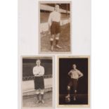 Postcards, Football, Tottenham Hotspur, 3 Player Portrait cards A Grimsdell, J Cantrell & John