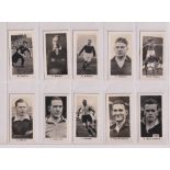 Cigarette cards, John Sinclair, 2 sets, Well Known Footballers, (North Eastern Counties) (50