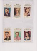 Trade cards, Blue Bird Stockings, Star Cards (Film Stars), two sets, Series A & Series B, 'M'