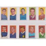 Trade cards, Barratt's, Famous Footballers, Series A14 (set, 50 cards) (vg)