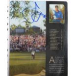 Golf Autographs, a collection of 25 signed colour pages taken from various Year Books each one