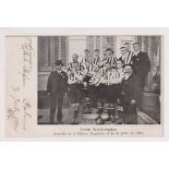 Postcard, Football, printed card, Southampton Team, Tour to Argentina b/w card 6th June 1904, by