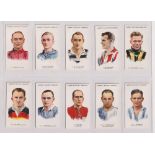 Cigarette cards, Lambert & Butler, Footballers 1930/31, (set, 50 cards) (gd)