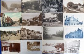 Postcards, a mixed UK topographical selection of approx. 29 cards with RP's of The Bridge Reigate