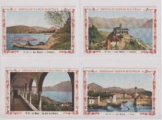 Trade cards, France, Guerin-Boutron, A Voyage in Italy, colour photographic Images from various