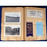 USA, Yale University Rugby and Football Teams (1939-1940), contemporary album of photographs and