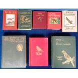 Books, Birds, 8 vintage titles to include Birds of An Indian Garden by T. Bainbridge Fletcher and
