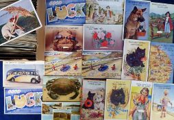 Postcards, a large selection of approx. 115 pull-outs mainly UK, inc. seaside images, coach,