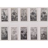 Trade cards, Compton's Gravy Salt, Footballers, 17 cards, Series A (Coloured, 3), Series B (b/w,