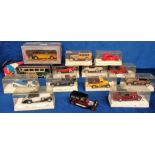 Model Vehicles, 14 model vehicles, mostly Solido 'Age d'or' to include Duesenberg J Spider, Cadillac
