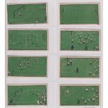 Cigarette cards, Murray's, Football Rules, 8 cards, all 'Association Football', nos 13, 16, 17,