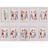 Cigarette cards, Franklyn, Davey & Co, Boxing (set, 25 cards) (end cards gd, rest vg)