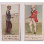 Cigarette cards, Cope's, Cope's Golfers, two cards, no 22 J.H. Taylor & no 38 'John Taylor (gd) (2)