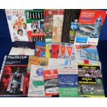 Football programmes, Big Match selection, late 1950's onwards inc. European games, World Cup, Cup