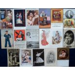 Postcards, Advertising, a good selection of approx. 30 UK product advertising cards, inc. Singer